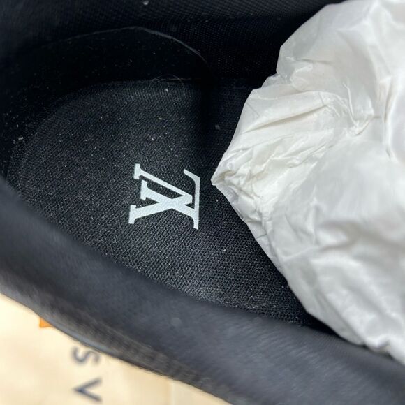 Men’s Louis Vuitton Damier 2024 trainer sneakers size 11 fits 13 US made Italy - Picture 9 of 12